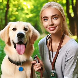 ドッグトレーナーと犬